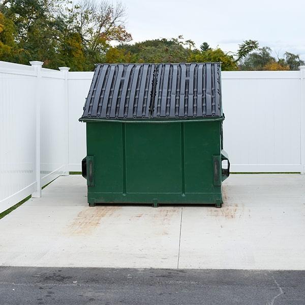 we provide a series of sizes for our commercial dumpsters to accommodate various business needs, from 2-yard to 8-yard